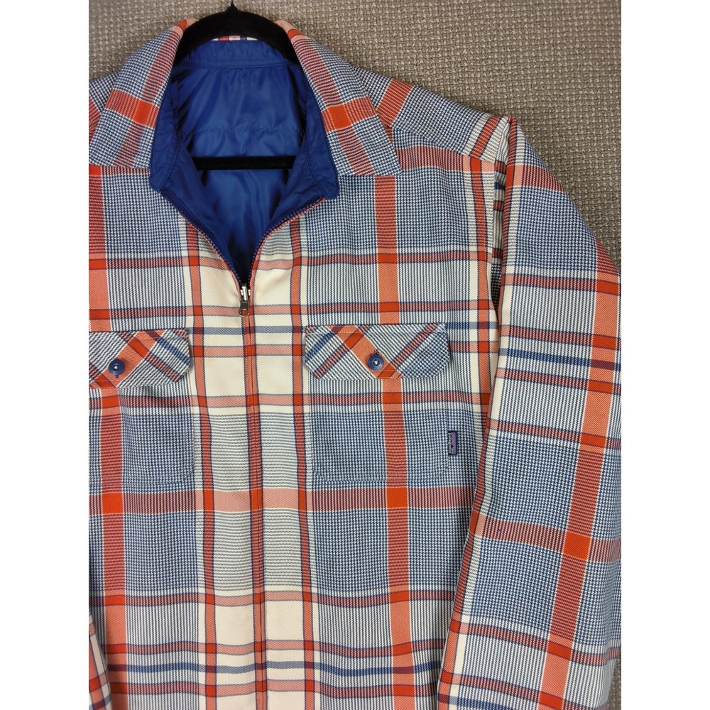 Patagonia Reversible Fjord Flannel Quilted Jacket Plaid Insulated Full Zip [1]